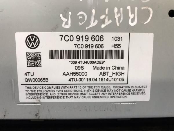 Rádio / auto-rádio VOLKSWAGEN Crafter (SY_)