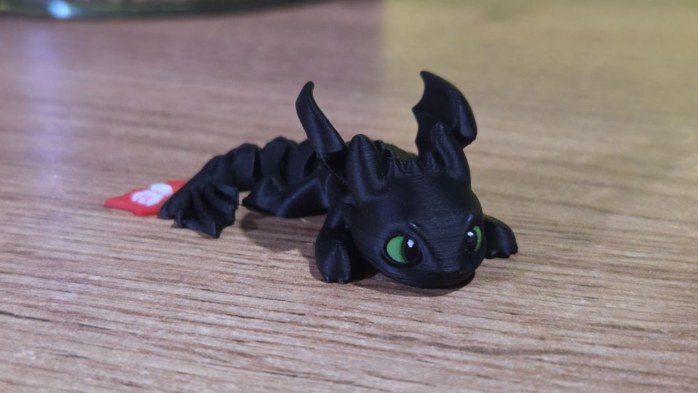 Druk 3D Dragon Szczerbatek
