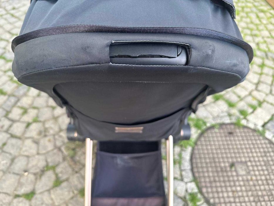 Cybex Priam rose gold gondola+spacerówka i akcesoria