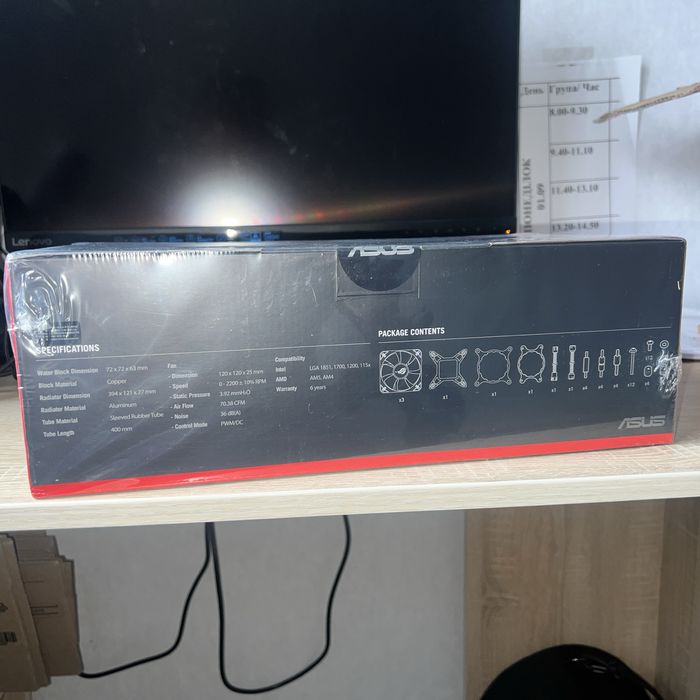 Водяне охолодження ASUS ROG STRIX LC III 360 ARGB LCD