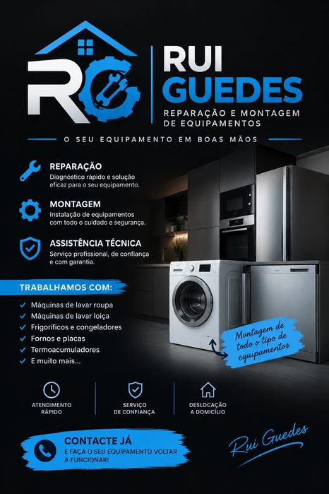 Reparação e instalação de equipamentos