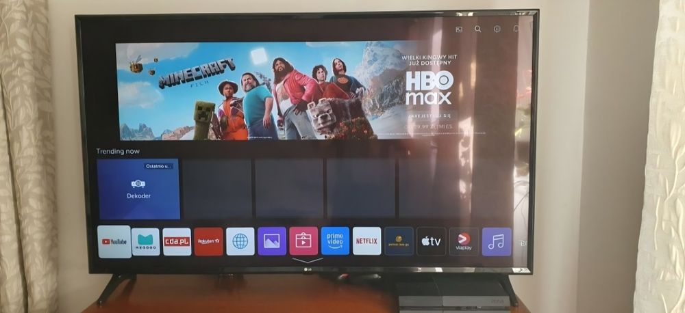 TV LG 55"

Telewizor działa bez zastrzeżeń.

Możliwość powieszenia na ścianie.

TV klasy Premium.

Zapraszam

Wyłącznie odbiór osobisty