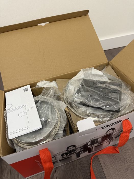 Набір посуду Vinzer з нержавіючої сталі