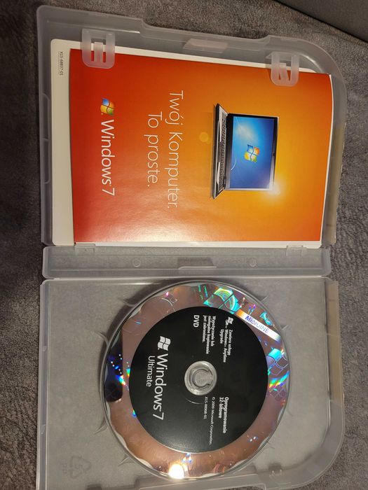 Windows 7 Ultimate BOX PL 32/64bit 2xDVD System operacyjny Microsoft ...