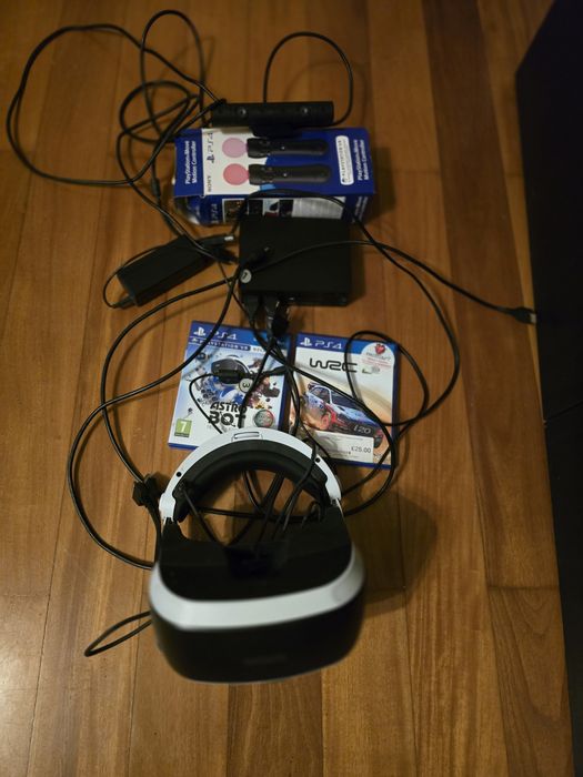 PlayStation VR – Conjunto Completo + 2 Jogos (PS4) negociável
