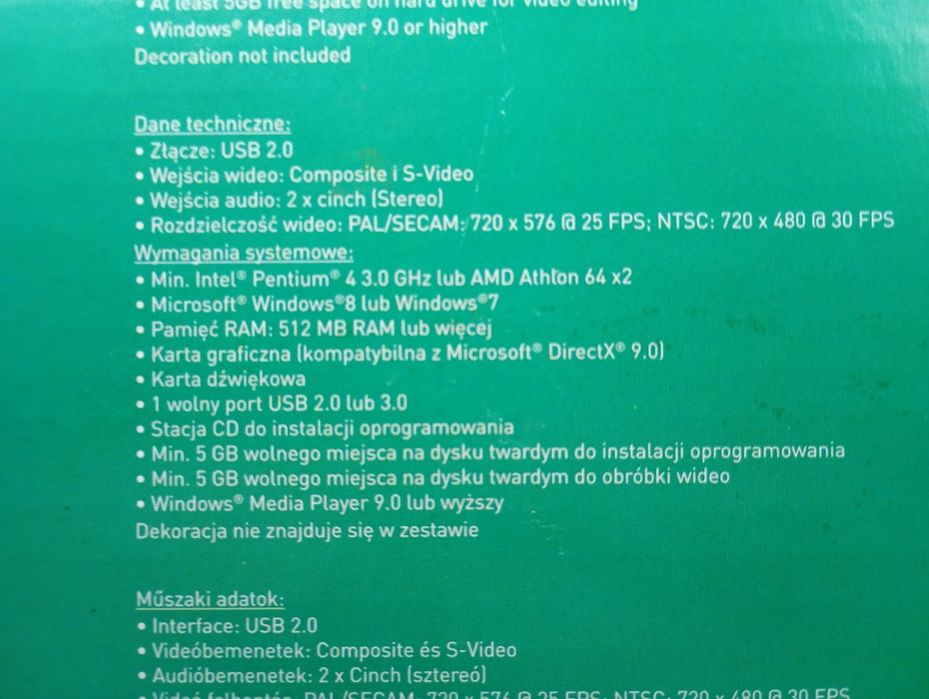 Konwerter sygnału USB Video