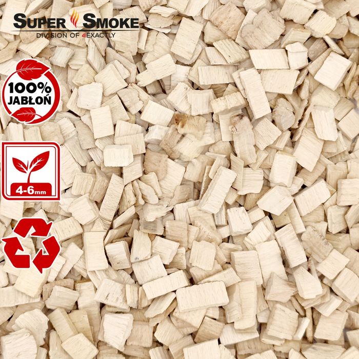 Zrębki Wędzarnicze Super Smoke BUK KL-13 (12-18mm) Extra Large 60L