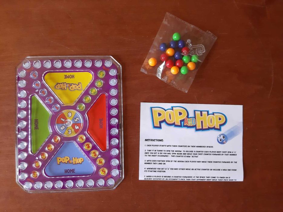Gra planszowa podróżna dla dzieci - chińczyk - Pop and Hop