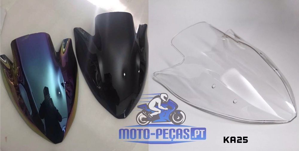 Viseira kawasaki z1000 ano 2003 até 2006 briseira vidro frontal