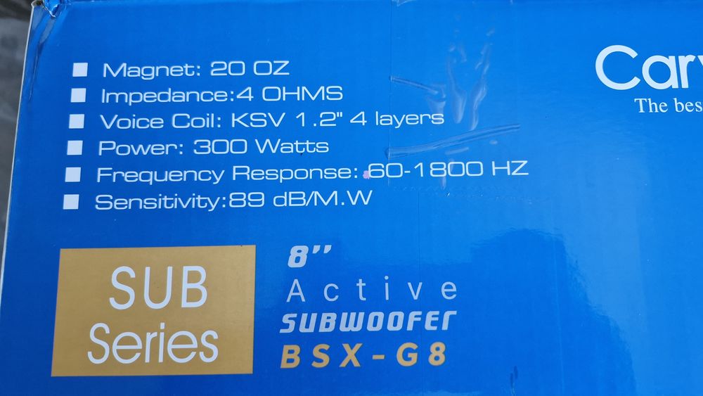Сабуфера з підсилювачем, активний авто сабвуфер під авто крісло