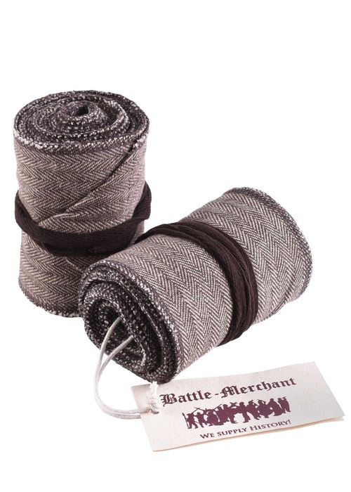 Winningas, owijacze, owijki na nogę, para, brązowe