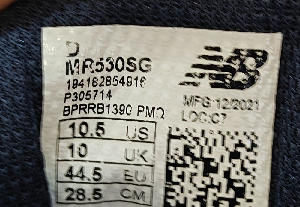 New Balance 530  Oryginalne  Snaekersy męskie  Stan idealny  rozm.44,5