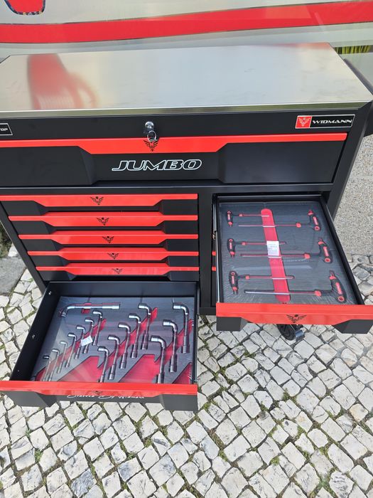 Pormação carrinho de ferramenta com 11 gavetas  completas novo