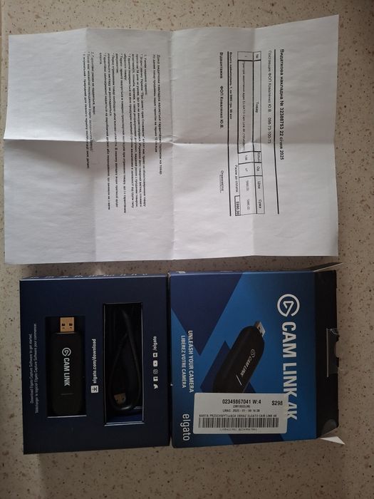 Elgato Cam Link 4K — Карта захоплення (Ідеальний стан / Чек)