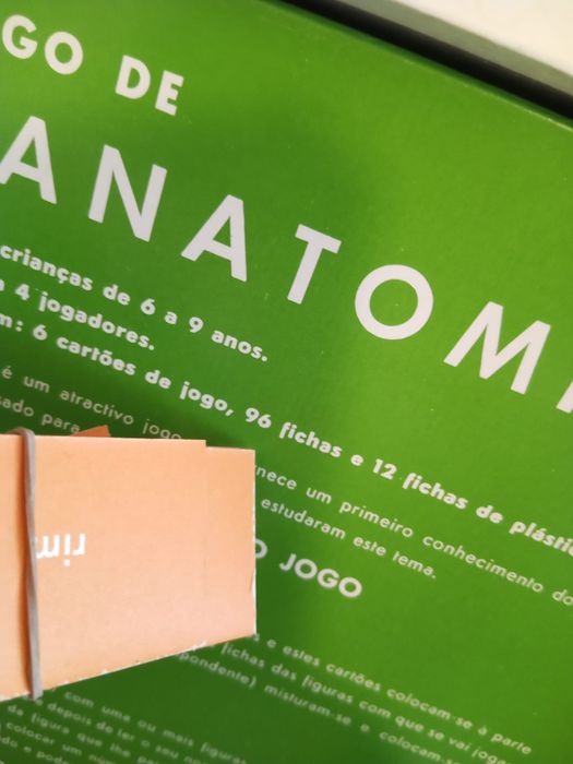 Jogo de Anatomia, antigo 1981,  Majora