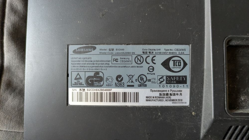 Monitor Samsung SyncMaster BX 2440