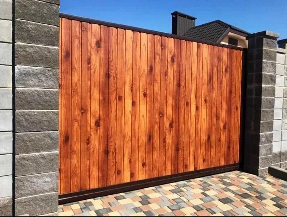 Сдвижные, Распашные, Откатные Ворота и Калитки (с профнастила и т.д)