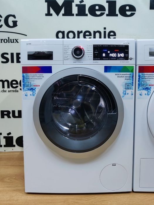 Комплект BOSCH™ Serie 8, Germany, 2023 рік. Пральна машина Bosch WAV28K43 та сушильна машина Bosch WTW87541. Ідеал.