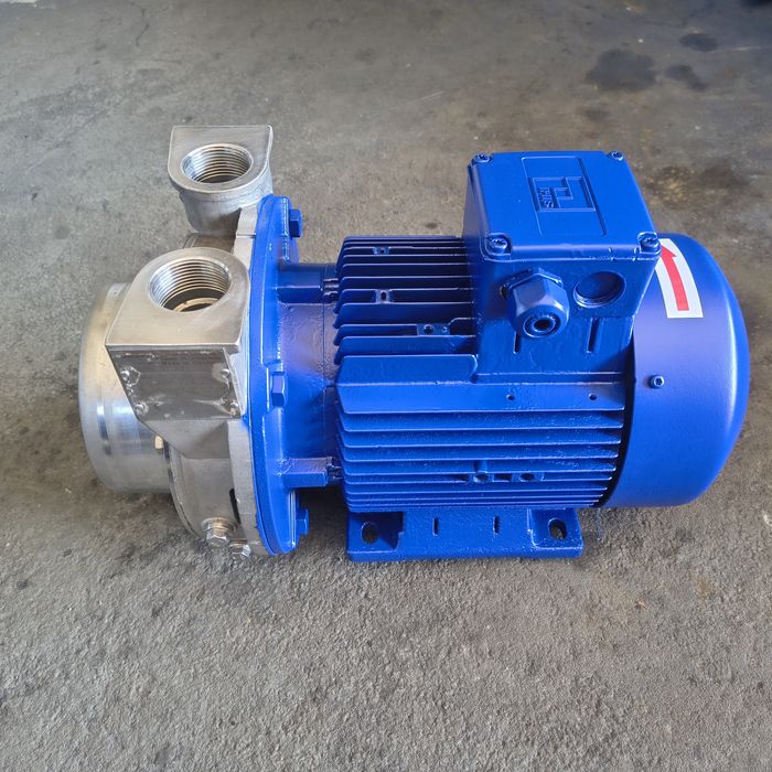 Pompa próżniowa SIHI  LEMB 91 AZ wykonanie ze stali kwasoodpornej silnik  2,2kW