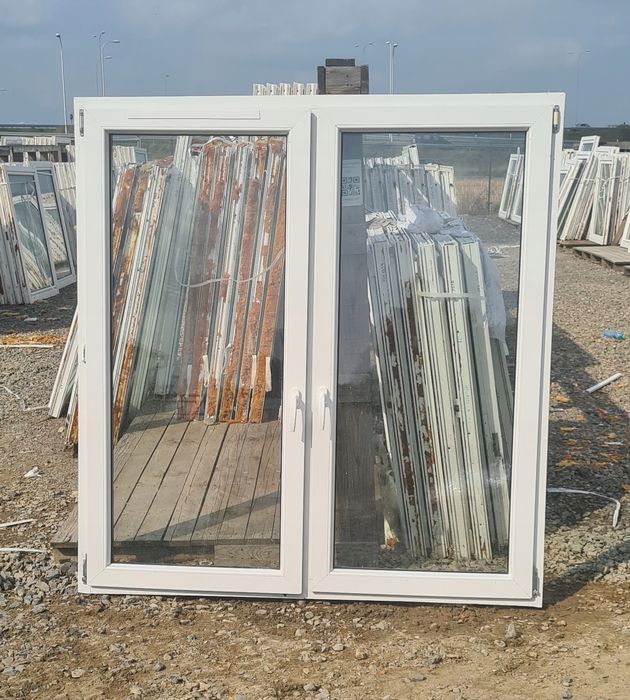 OKNA KacprzaK 161X169 Okno Używane Plastikowe Białe PCV Lider Okna OLX