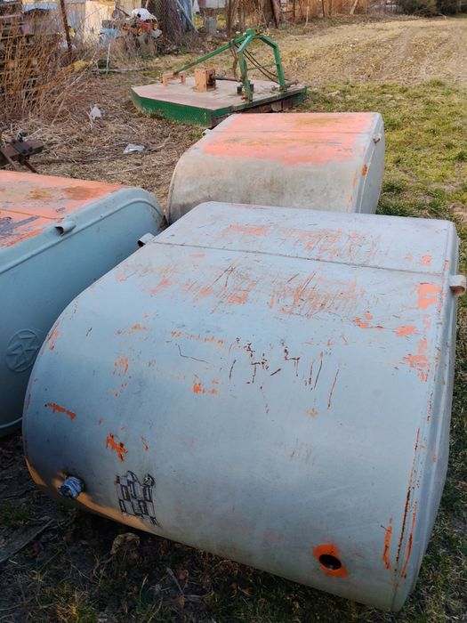 Zbiornik na paliwo 800 litry niemiecki metalowy