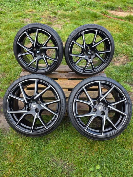 Komplet alufelg ALUTEC r18 4x108 z oponami letnimi, zimowymi.