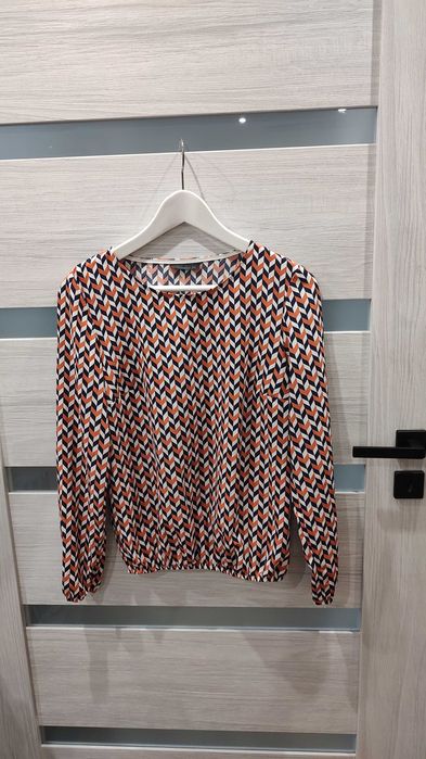 Bluzka damska we wzory kolorowe s/m