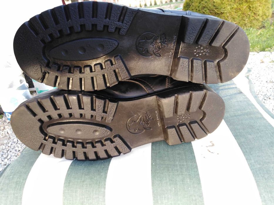 Buty skórzane, traper wojsko, straż, inna formacja rozmiar 38