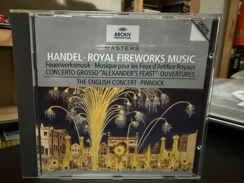 Handel – Royal Fireworks, Concerto Grosso, Ouvertures – Pinnock