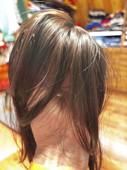 Peruka,treska,włosy