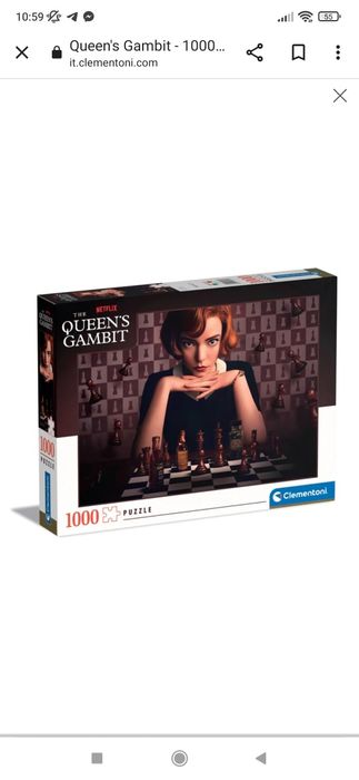 Пазли Queen's gambit 1000 деталей Нові
