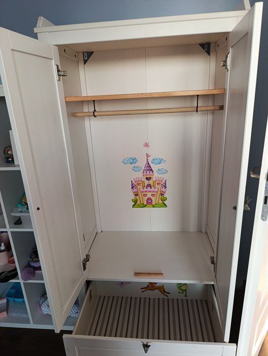 OKAZJA! Szafa biała Sundvik Ikea dziewczynka