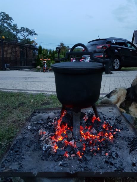 Kociołek żeliwny myśliwski 5l 8l 10l 15l