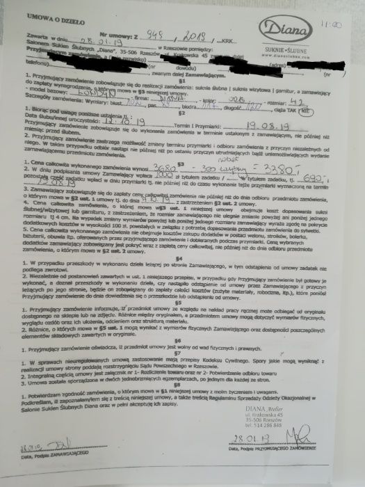 Suknie ślubna Diana Londyn