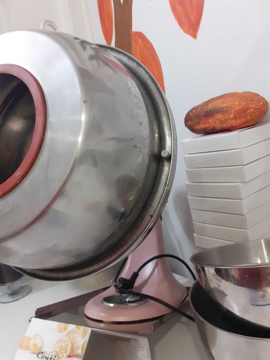 Tambor de fazer amêndoas com cobertura, Kit Confit como novo