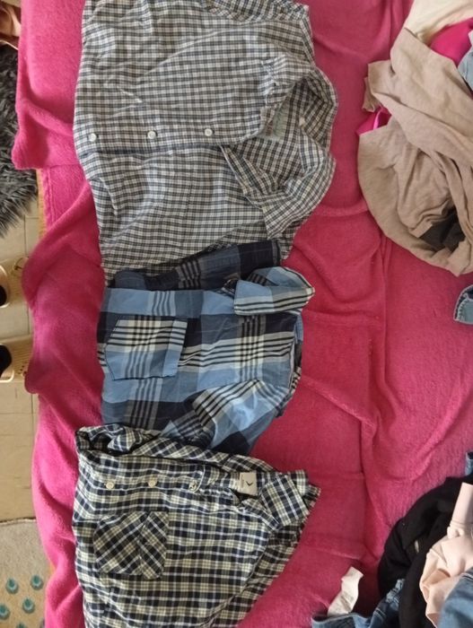Oddam 3 męskie koszule M, XL i L