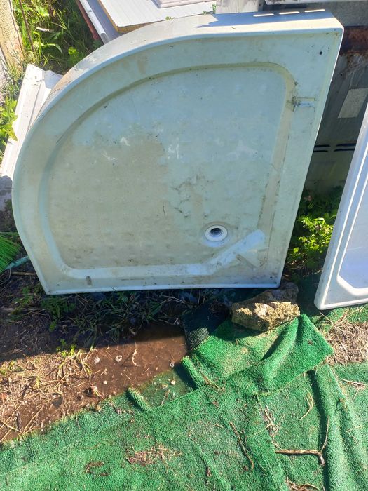 Base duche chuveiro 80x80cm em Fibra