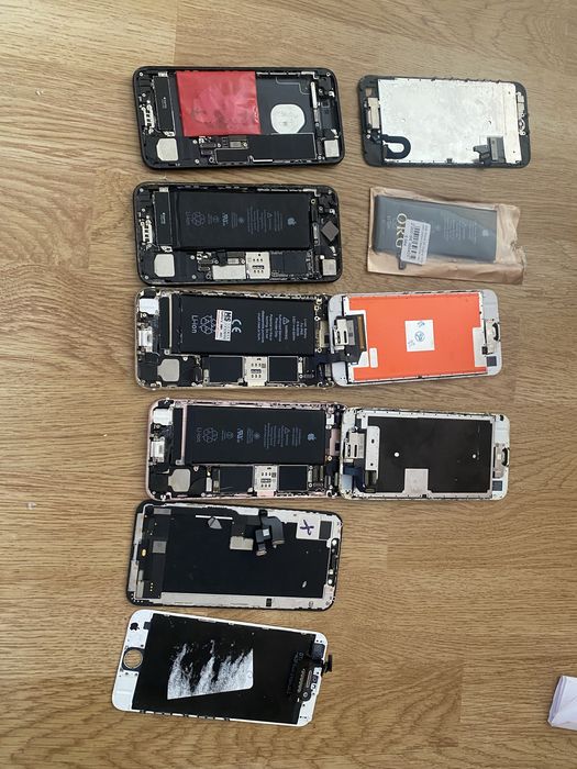 Лот запчастин Apple: iPhone 6/7, дисплей X, 6s, АКБ
