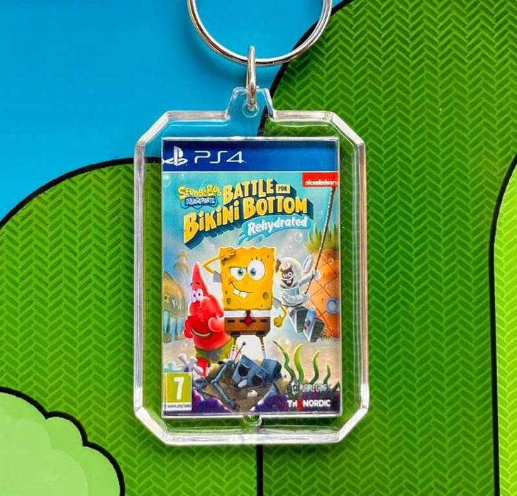 Brelok SpongeBob SquarePants - mini okładka gry PS4