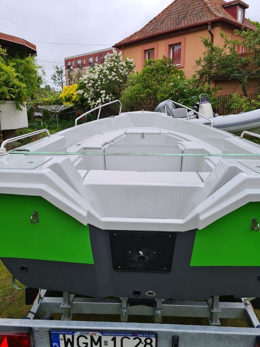 Łódź wędkarska Necko 390 PRS wraz z silnikiem zaburtowym Mercury F15