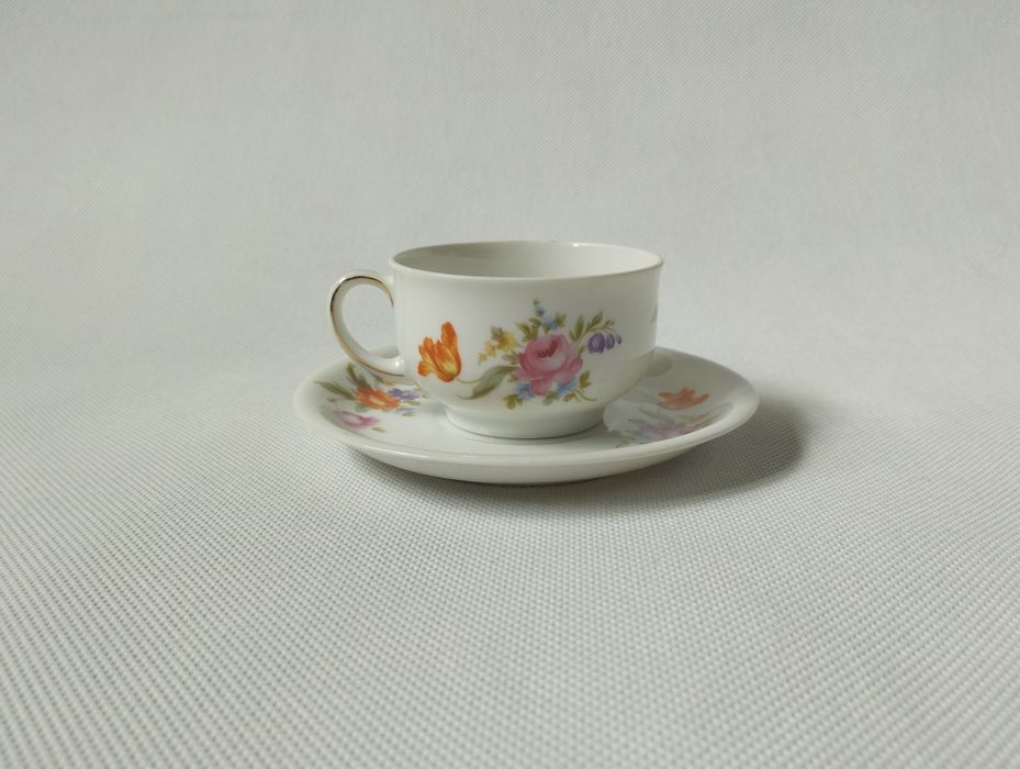 Porcelanowa filiżanka ze spodkiem Rosenthal lata 20.