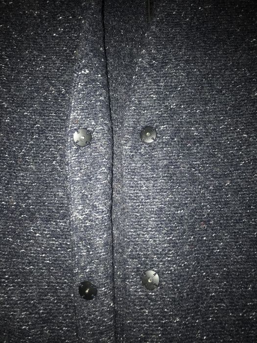 Granatowy płaszcz dla kobiety PROMOD 40