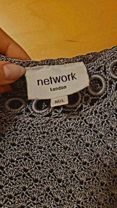 Bluzka pleciona, dziergana