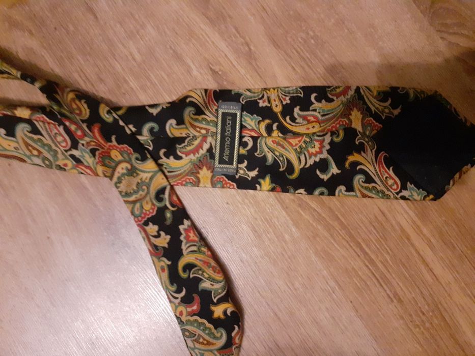Krawat artemio italiani boho 100% silk