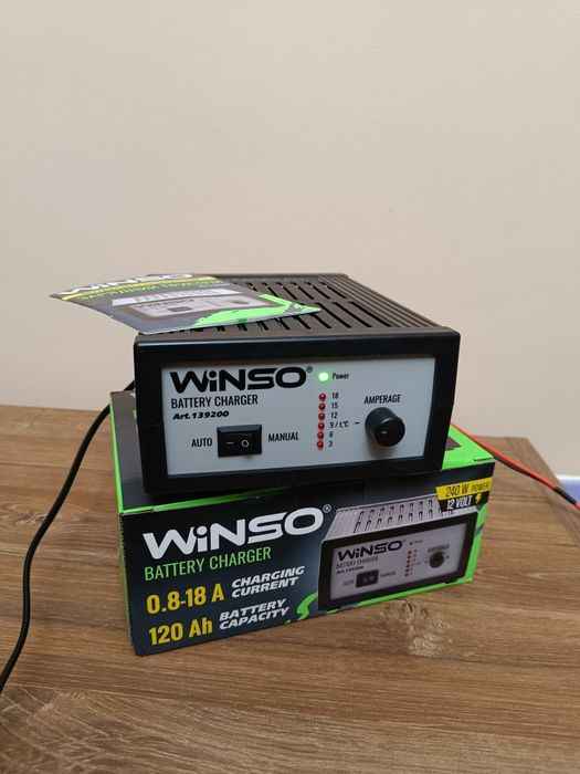 Зарядное устройство для АКБ 12в. Winso 139 200.,