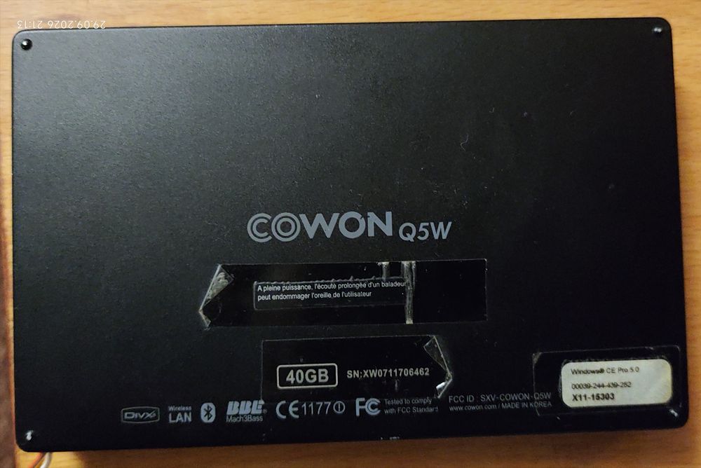 Мультимедиа плеер Cowon Q5W