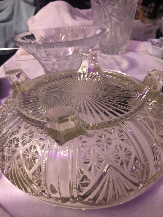 Вазы  хрусталь стекло лот