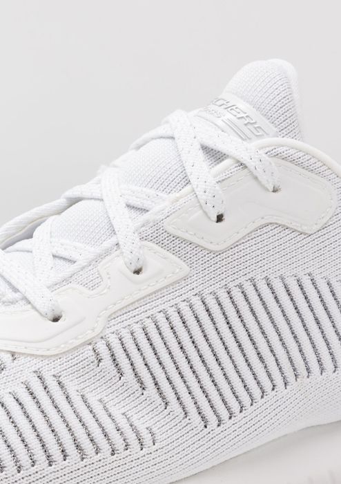 Buty Skechers sport 37 białe srebrne bobs squad nowe sneakersy pudełko