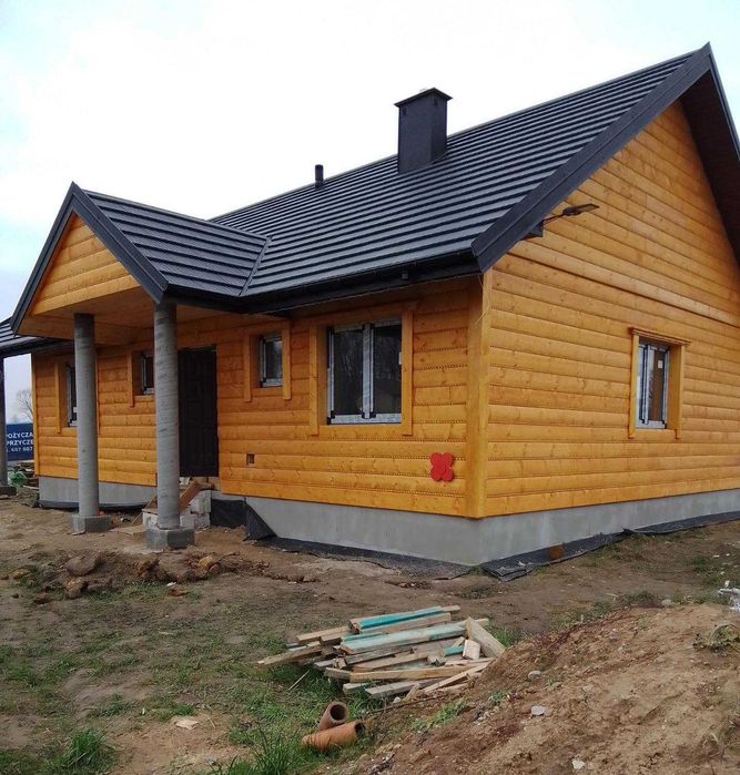 deska elewacyjna PÓŁBAL 20 cm szeroka- świerk skandynawski- PROMOCJA