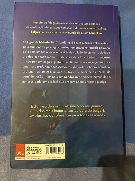 Livro Sandokan e os piratas da Malásia